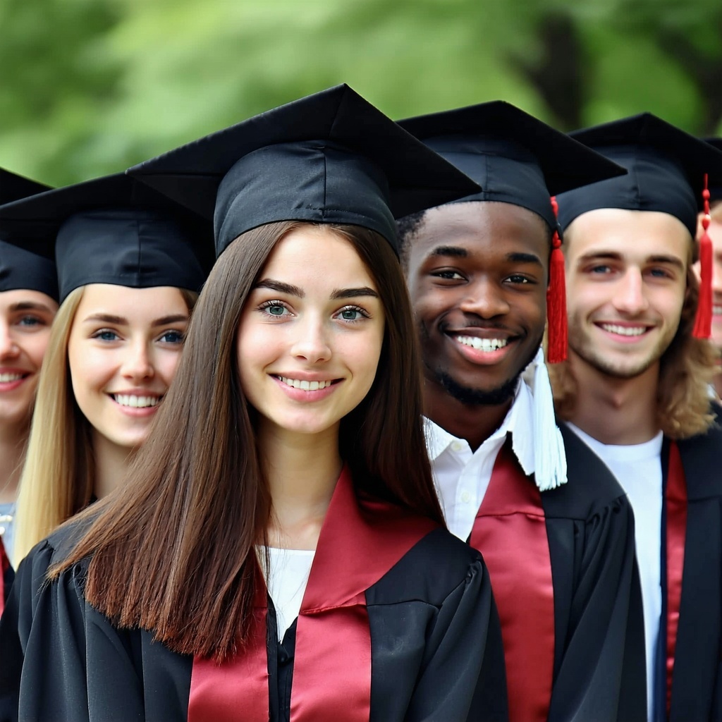 college graduation with diverse range of students-1